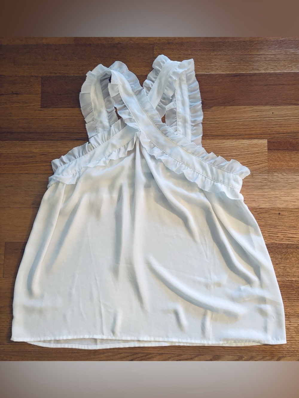 J.Crew Drapey Wrap Front Criss Cross Tank